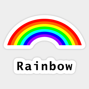 Rainbow Rainbows Sticker